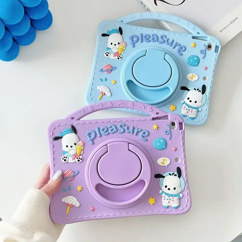 

Pochacco For Samsung Galaxy Tab S6lite 10.4 T225 Lite 8.7 T220 Case Kid Stand Cover For A9 A8 8.7 A9 plus T290 S6 Lite 10.4 Case