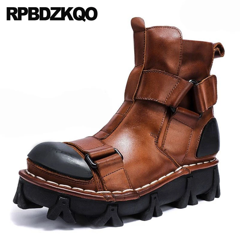 

Мужские ботинки на молнии, коричневые ботинки из шерсти, до щиколотки, на плоской подошве