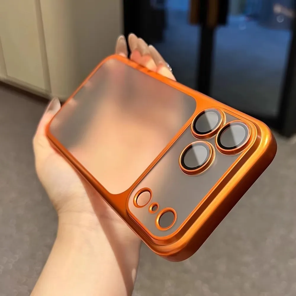Cosmic Orange Frosted Translucent Phone Case - Air Series Bumper Cover