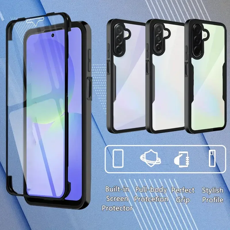 360° Dual-Sided Clear Protective Phone Case