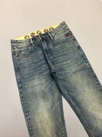 14oz American Vintage Casual Red Selvedge Washed Denim Jeans for Men High Quality Cotton Fit Straight Pants 2024 Autumn Fall 501 2