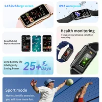 For Android IOS Smart Bracelet Women Smartwatch Men Heart Rate Blood Oxygen Waterproof Sport Smart Band Watch For Ladies +Gift - Image 2