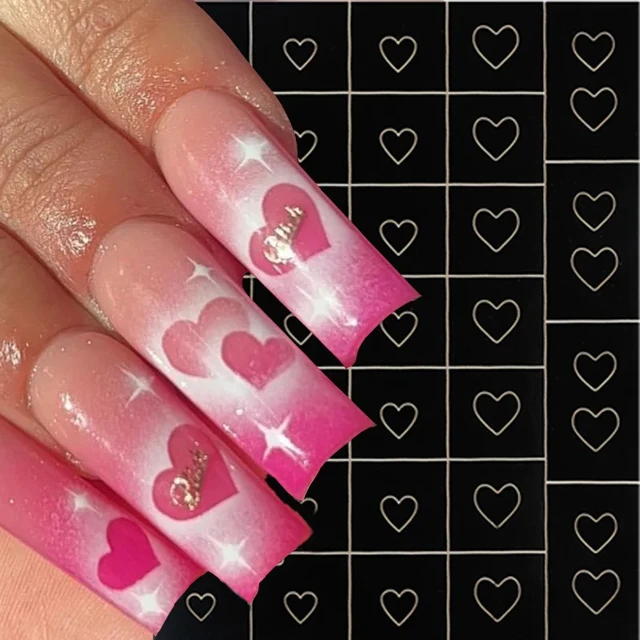 Airbrush nail art stencil Fengda JFH01-007