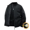 Winter Thick Jackets Men 9XL Plus Size Solid Color Varsity Jacket Fashion Casual Baseball Jacket Coats Male Big Size 8XL 3