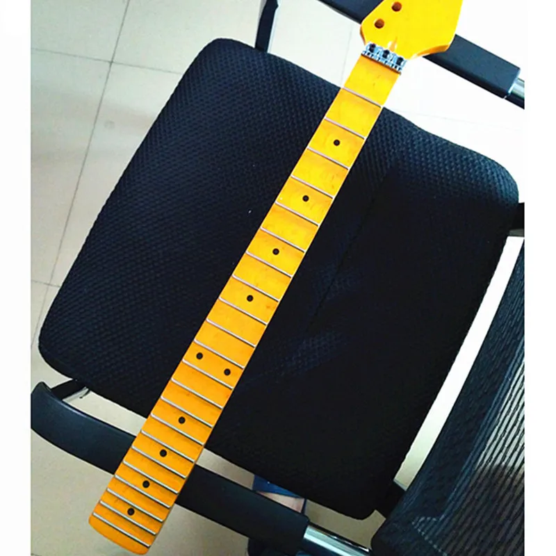 22 24 Bünde Ahorn E-Gitarren hals Jakobs muschel Griffbrett Inlay Punkte Hochglanz farbe Musik instrumente Teile Zubehör