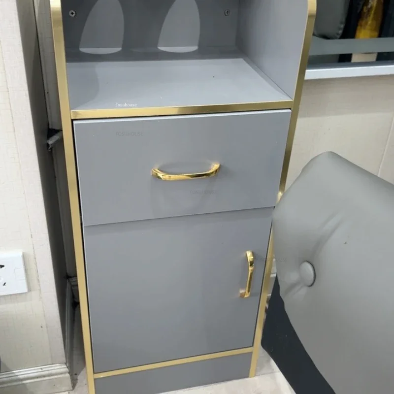 Multifunctional Salon Trolley Beauty Salon Hair Cutting Rack Barber Shop Tool Cabinet Hair Dedicated Vertical Tool Trolley