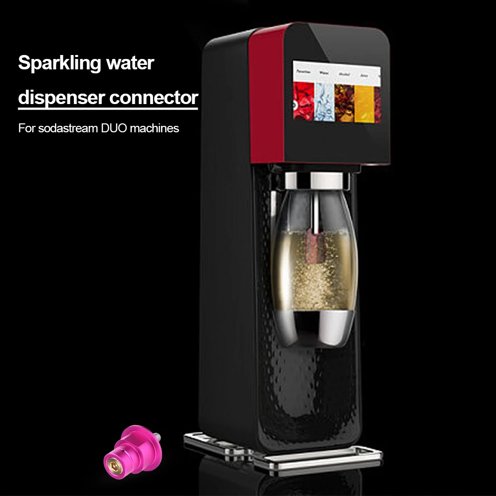 Adapter for Sodastream DUO Soda Machine Quick Connect to External CO2  Adapter Soda Sparkling Water Bubbler Cylinder Bottle - AliExpress