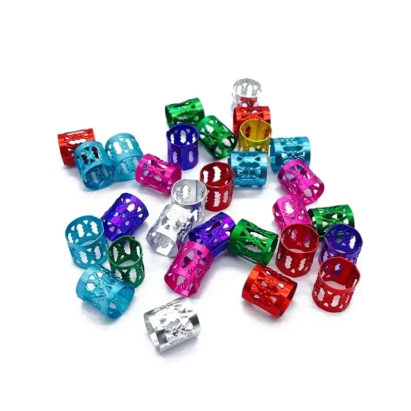 Clip E Anelli Per Capelli In Metallo - Accessori Per Dreadlock E Acconciature - Foto 5