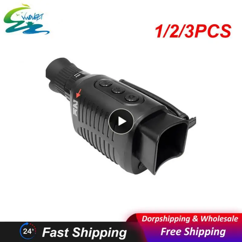 

1/2/3PCS Monocular Night Device 1080P Infrared 5x Digital Zoom Hunting Telescope Outdoor Night Dual Use 100%