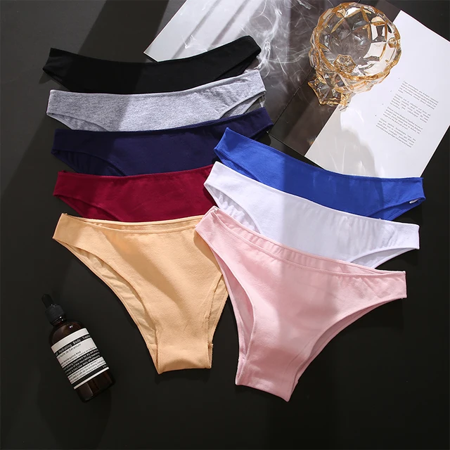 FINETOO 5PCS Cotton Panties Set M-XXL Women Underwear in 7 Colors - Image 5