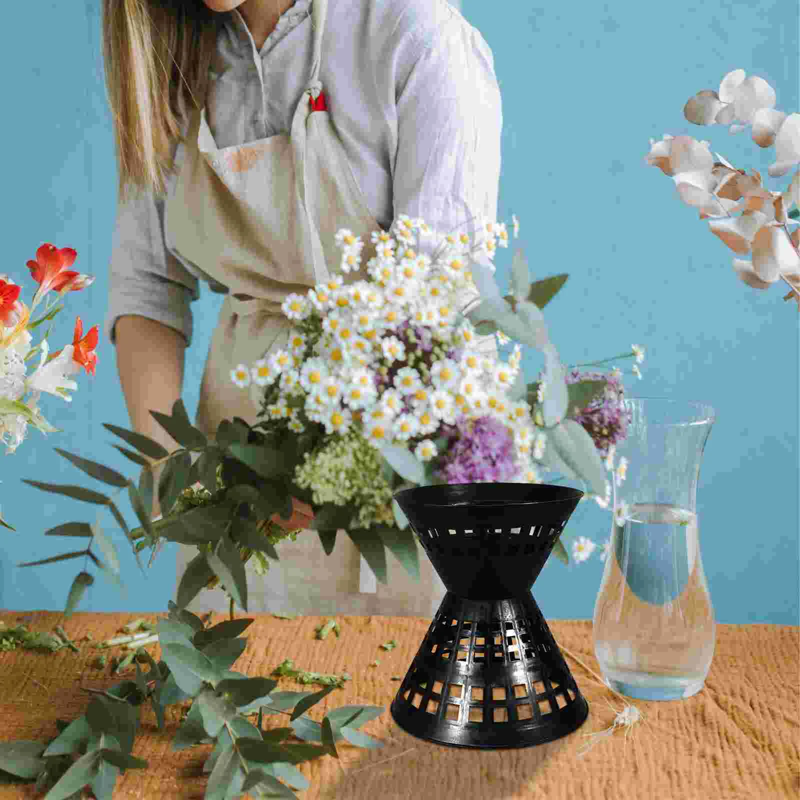 

4 Pcs Flower Packaging Liner Fixing Stand Base Packing Fresh Bouquet Bottom Material Sword Barrel