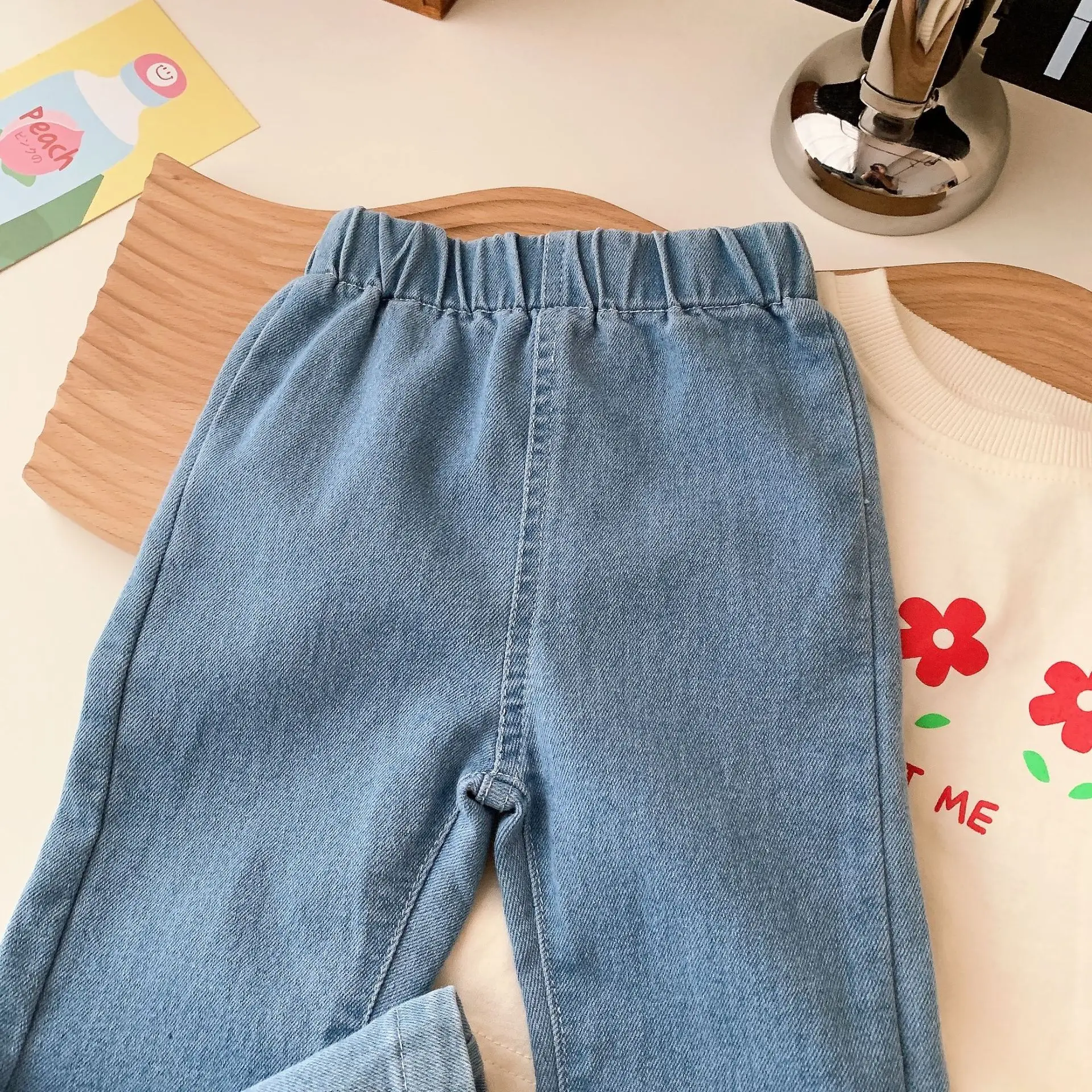 Girls Slim Jeans Children's New Korean| Alibaba.com