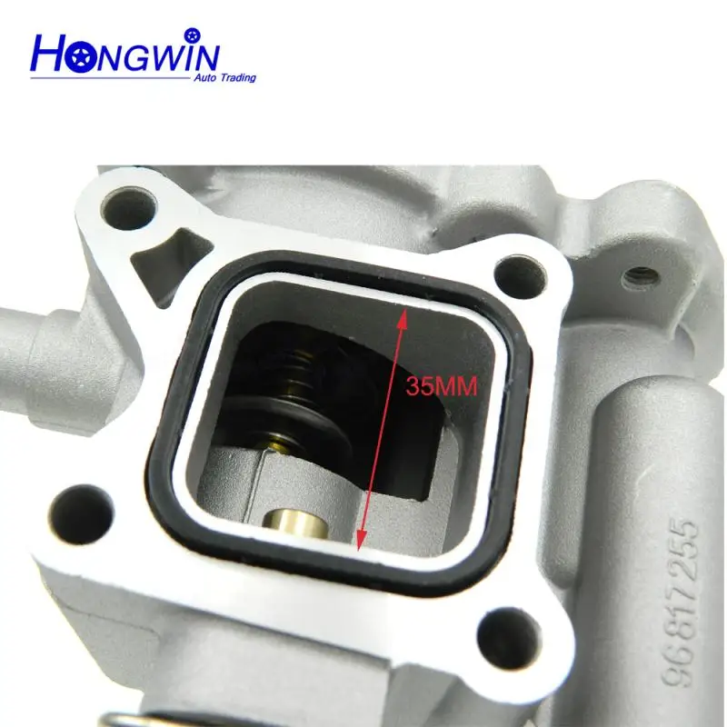 Aluminum Engine Cooling Thermostat Housing Cover Assembly for Chevrolet Sonic Cruze Tracker Trax 25192228 51922 5557991 55578419 engine coolant thermostat thermostat housing cover