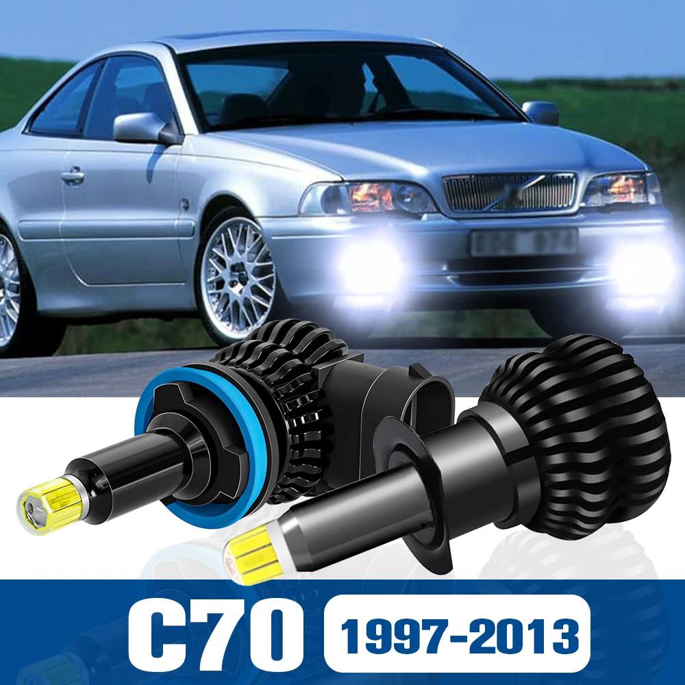 

2pcs LED Fog Light Blub Lamp Accessories Canbus For Volvo C70 1997-2013 2002 2003 2004 2005 2006 2007 2008 2009 2010 2011 2012