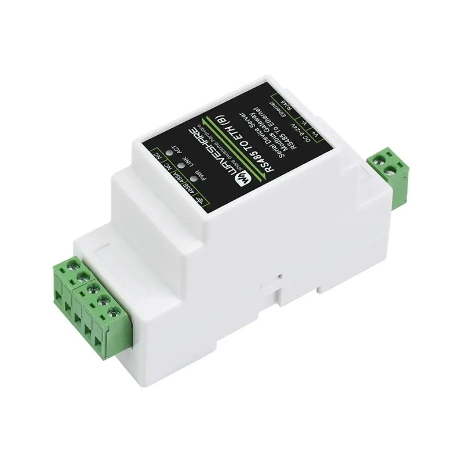 Serial Ethernet Device Server Industrial Modbus MQTT JSON serial server RS485 to RJ45 Ethernet TCP/IP to serial rail-mount support with POE function(optional)