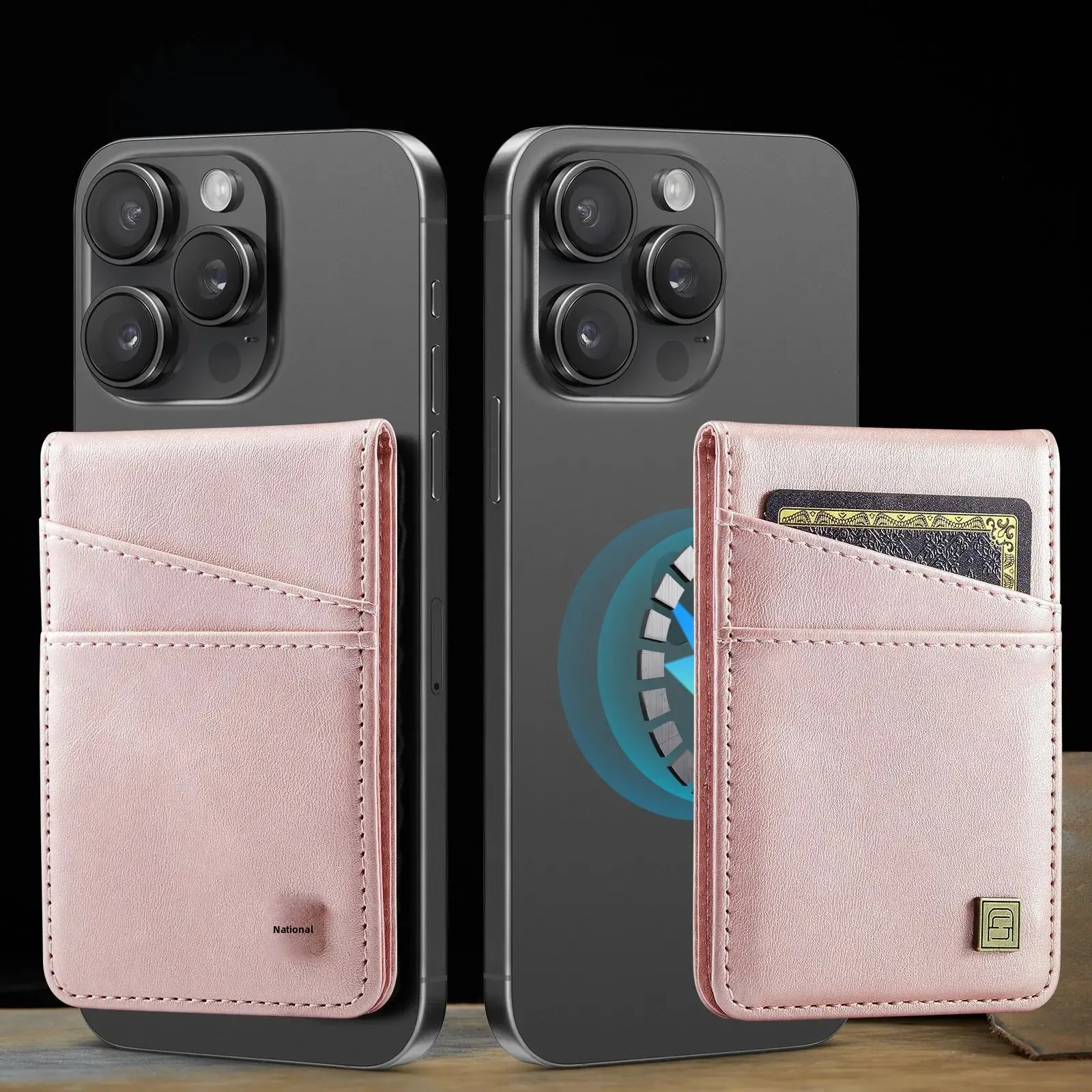 Magnetic Card Holder with RFID Protection and Anti-Theft Features