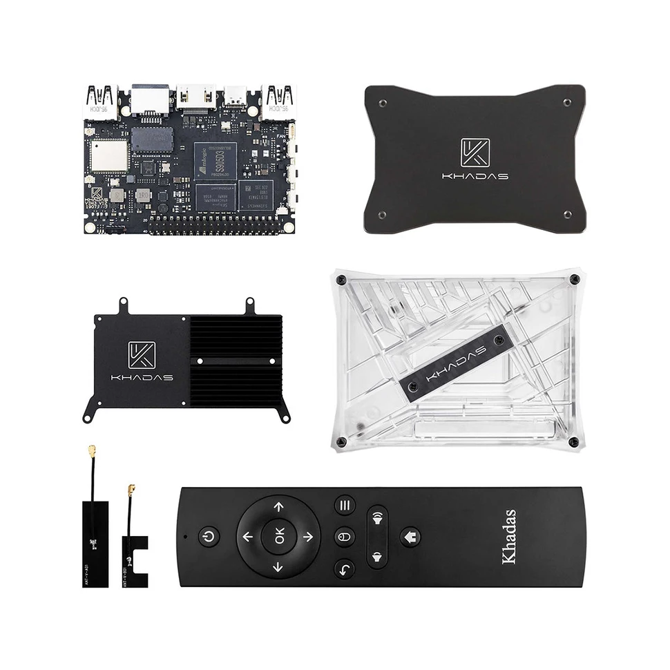 Khadas VIM3L HTPC KIT : Amlogic S905D3-N0N SBC Single Board Computer ...