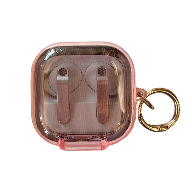 Clear Protective Case with Shockproof Cover, Lock Buckle & Keychain Hook
