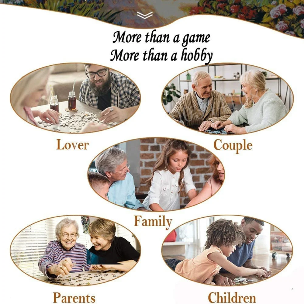Puzzle 300/500/1000 Pieces Wooden /paper Photo Personalized Jigsaw Puzzles for Adults Kids Educational Toys Gift jigsaw puzzles