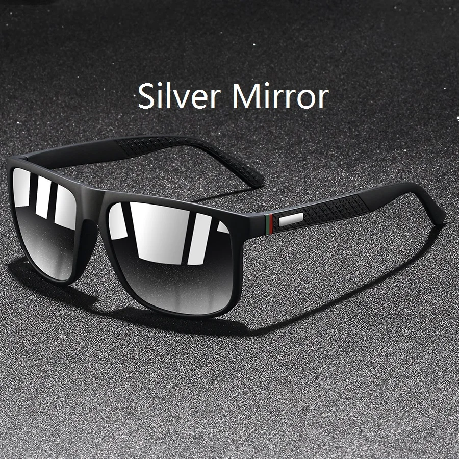 Trendy Unisex Fashion Square Sunglasses - Colorful Lightweight Outdoor Eyewear