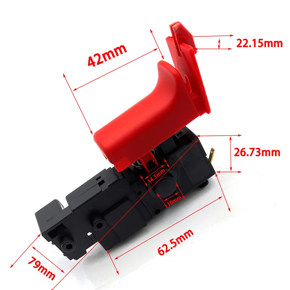 1pcs AC 250V 4A 트리거 버튼 스위치 BOSCH GBH2-26DRE 로터리 해머에 적합