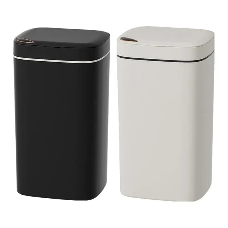 

Automatic Trash Can Household sensing trash can luxury Durable Creative Rubbish Can electric rotatable garbage storage bucket