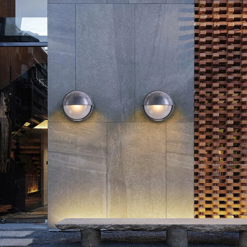 Outdoor Retro LED Wall Lamp Image 4