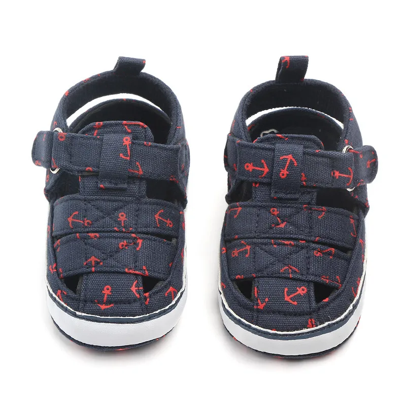 New Anchor Breathable Soft Sole First Walkers Anti Slip Baby Boy Shoes