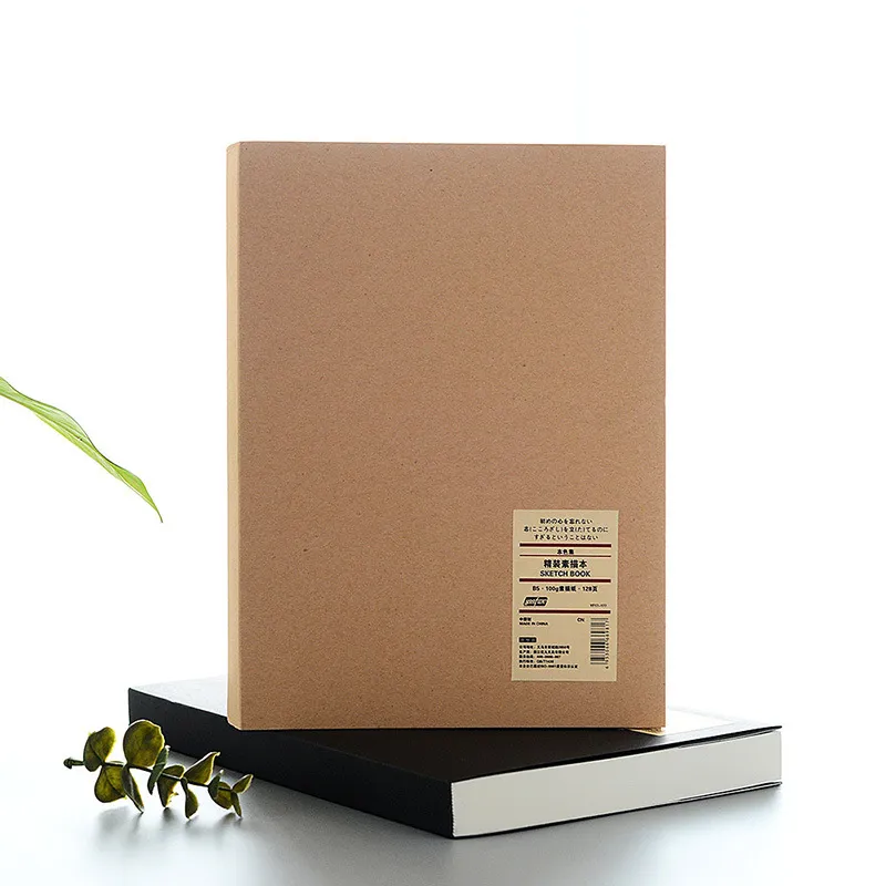 256sheets Minimalist A5 Blank Notebook Sketch Book Student B5 Sketchbook  Art Book Sketchbooks Drawing Book - AliExpress