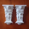 polyurethane Corbels Fireplace Decoration Entrance Portal Brackets PU Home Fitments Component Decorative Wall Moulding 5