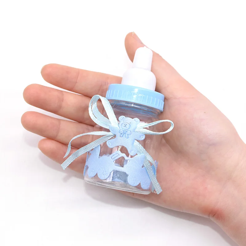 12pcs Mini Feeding Bottles Girl Boy Baby Shower Favor Boxes