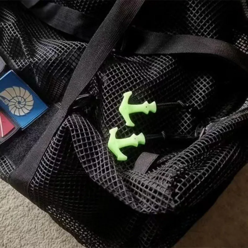Luminous Zipper Ropes Puller Handle PVC Slider Head Zipper Pulls Extender Luggage Backpack Jackets Purses Handbag 1/3/6PCS