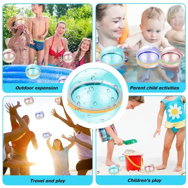5/10pcs pool Toy Water Balloon Fast Quick Filling Self Sealing Kid Game Water Balloon Summer Outdoor Children Water latex Toy 2