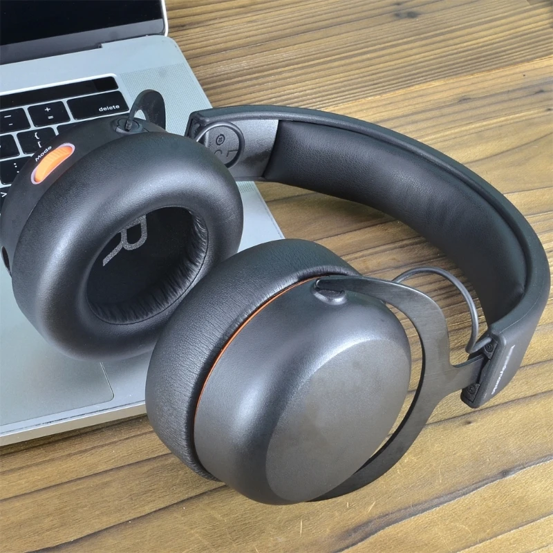 Coussinets De Rechange Pour Casque Beyerdynamic MMX150/100/200 - Cuir Protéiné, Mousse Mémoire