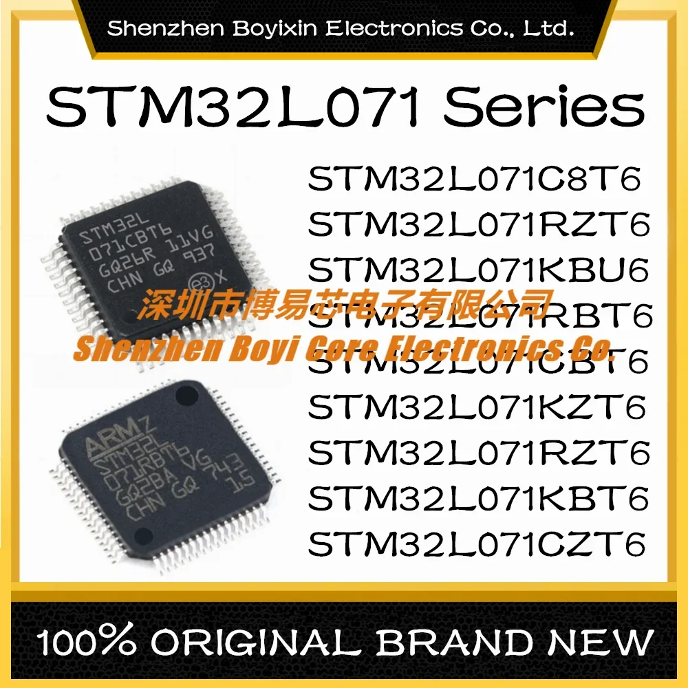 

STM32L071CBT6 STM32L071RBT6 STM32L071KBU6 STM32L071RZT6 STM32L071C8T6 STM32L071CZT6 STM32L071KBT6 071KZT6 071RZT6 IC MCU Chip