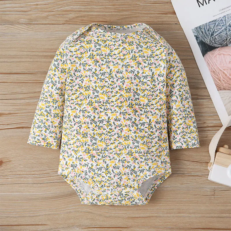 Neonato neonata ragazzo vestiti set primavera autunno cotone manica lunga cappotto con cappuccio + pagliaccetto + pantaloni 3 pezzi vestiti caldi per bambini - immagine 5