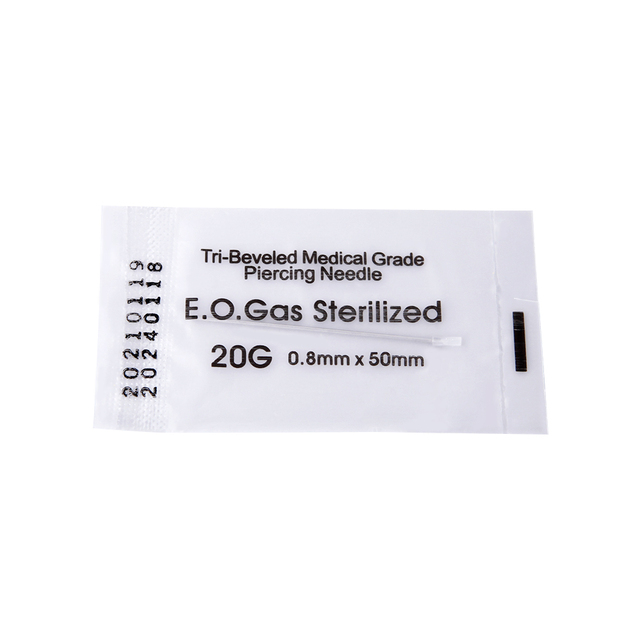 Disposable Tattoo 12g/14g/16g/18g Piercing Needles Navel Nipple Ear Nose Lip Stainless Steel Piercing Needles Kit Tool