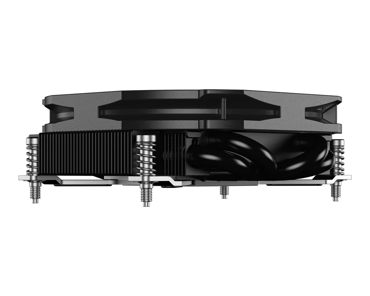 ID-Cooling IS-30 Black Low Profile 30mm Height Super Slim CPU Radiator LGA1700 1200 AM4 AM5 4 Heatpipe Cooling Fan A4 Chassis