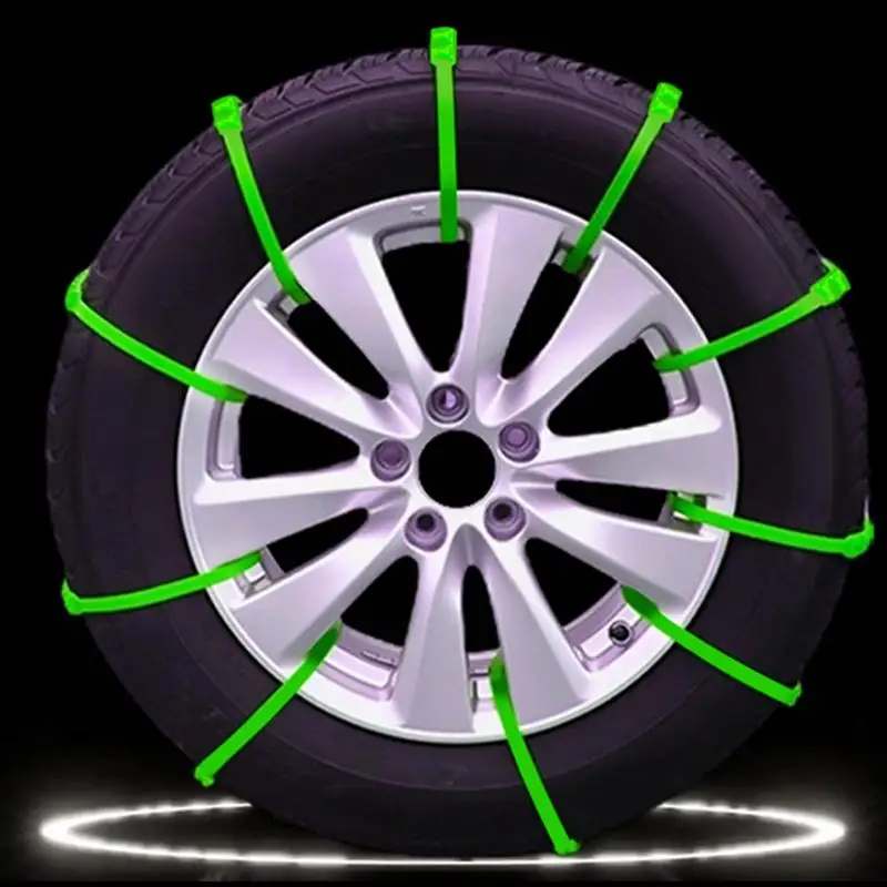 Reusable Anti Snow Chains Wheel Tyre Anti-Skid Chains Winter Driving Security Chain Wheel Tyre Anti-Skid Sturdy Security