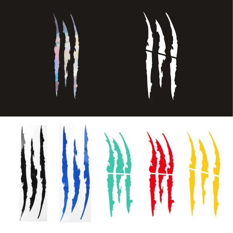 

Car Stickers Reflective Scratch Marks Headlight Bumpers Sticker Waterproof Decal Motorcycle Decal Dropship