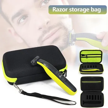Boîte de rangement pour rasoir de voyage Portable, sac pour rasoir Eva, léger et étanche 1