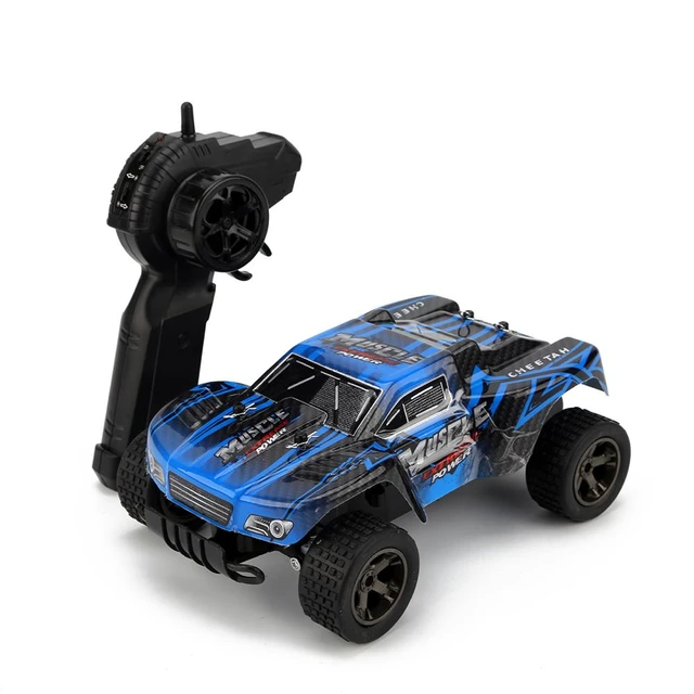 Voiture Télécommandée 4x4 RC Tout Terrains 1:20 2WD 2,4gHz Rechargable  Rouge