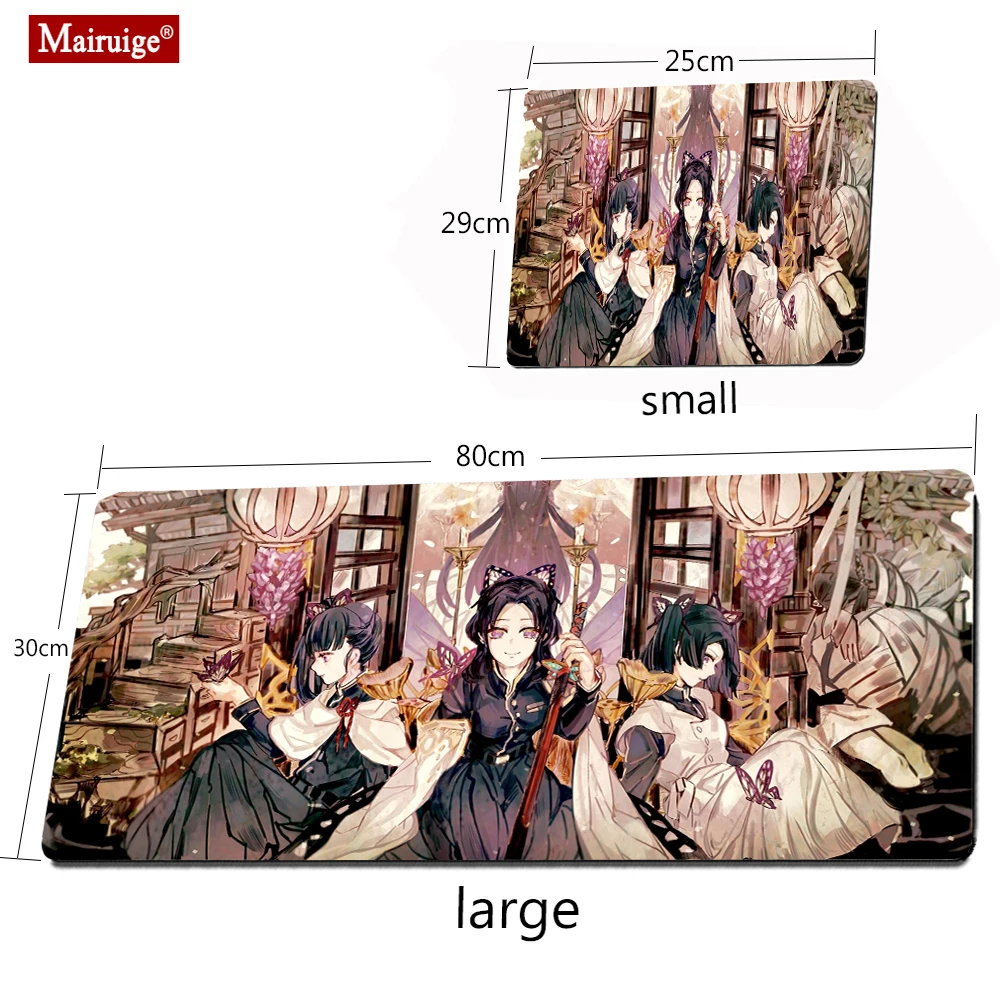 

Demon Slayer Kimetsu No Yaiba XXL Mouse Pad Anime Keyboard Mouse Mat Large Kawaii Mousepad Desk Mat Gaming Accessories Mausepad