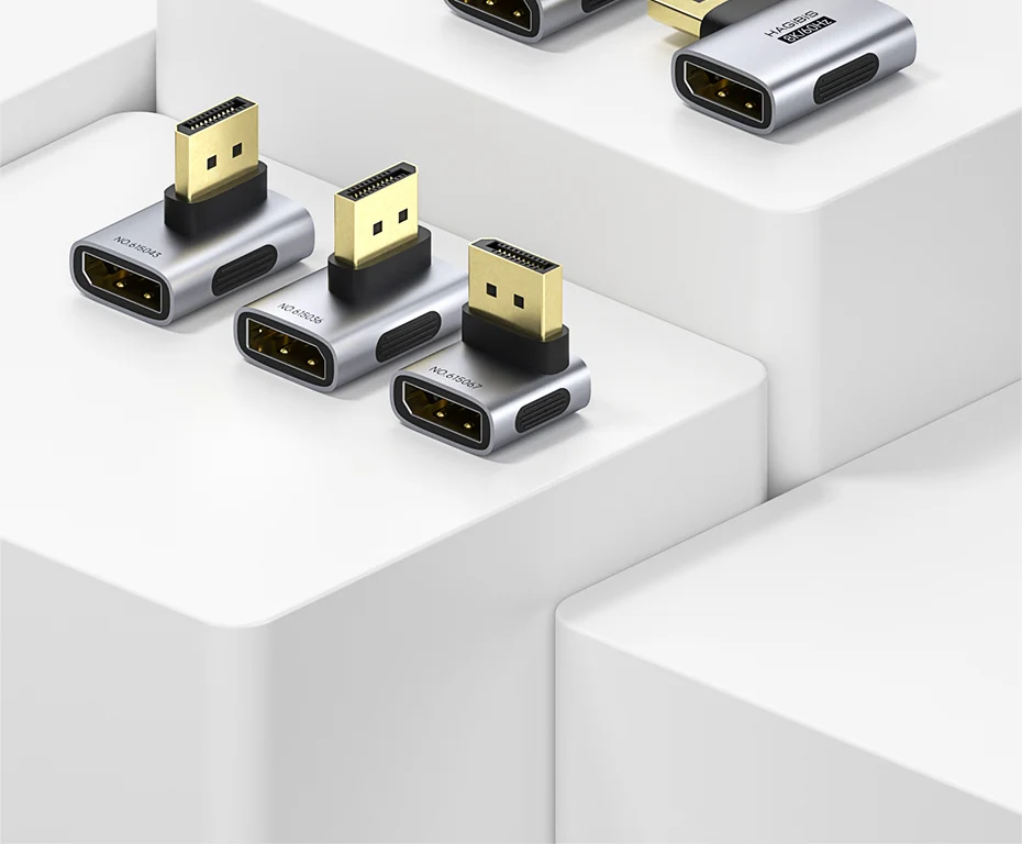 Hagibis DisplayPort 1.4 Right Angle Adapter 8K 60Hz / 4K 240Hz