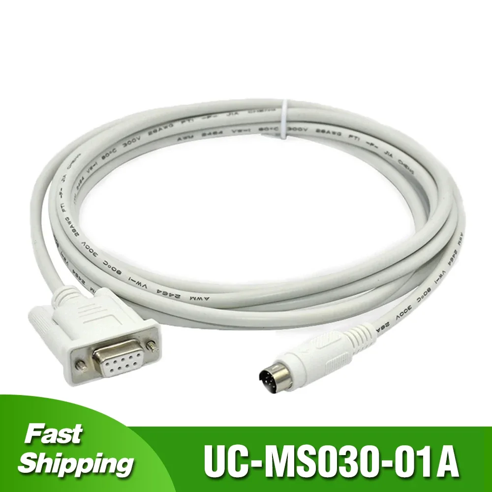 UC-MS030-01A Programming Cable Compatible Delta Communication Line 8PIN 3M