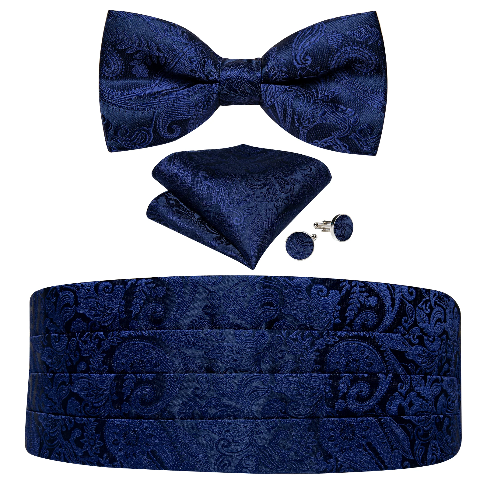 

Brand Royal Blue Cummerbund For Men Formal Cummerbund Bow Tie Set For Gentlemen Tuxedo Dress Accessories For Wedding Shirt Decor