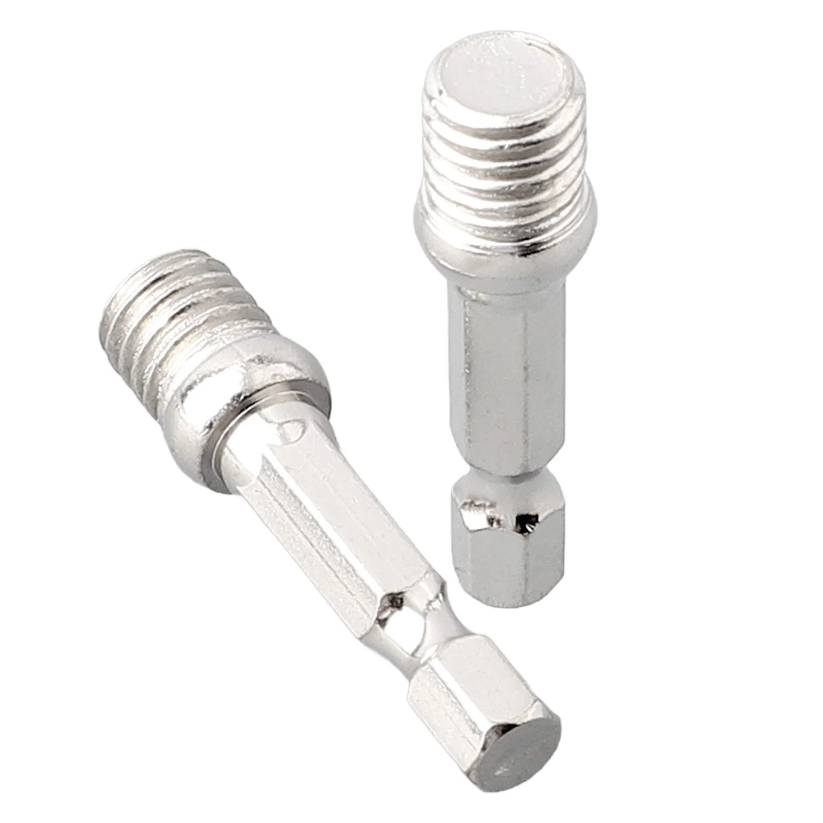 

Drill Chuck Connecting Rod 1/4 2pcs Connecting Rod Adapter Hexagon Polishing Disc Connection 6mm Shank Diameter