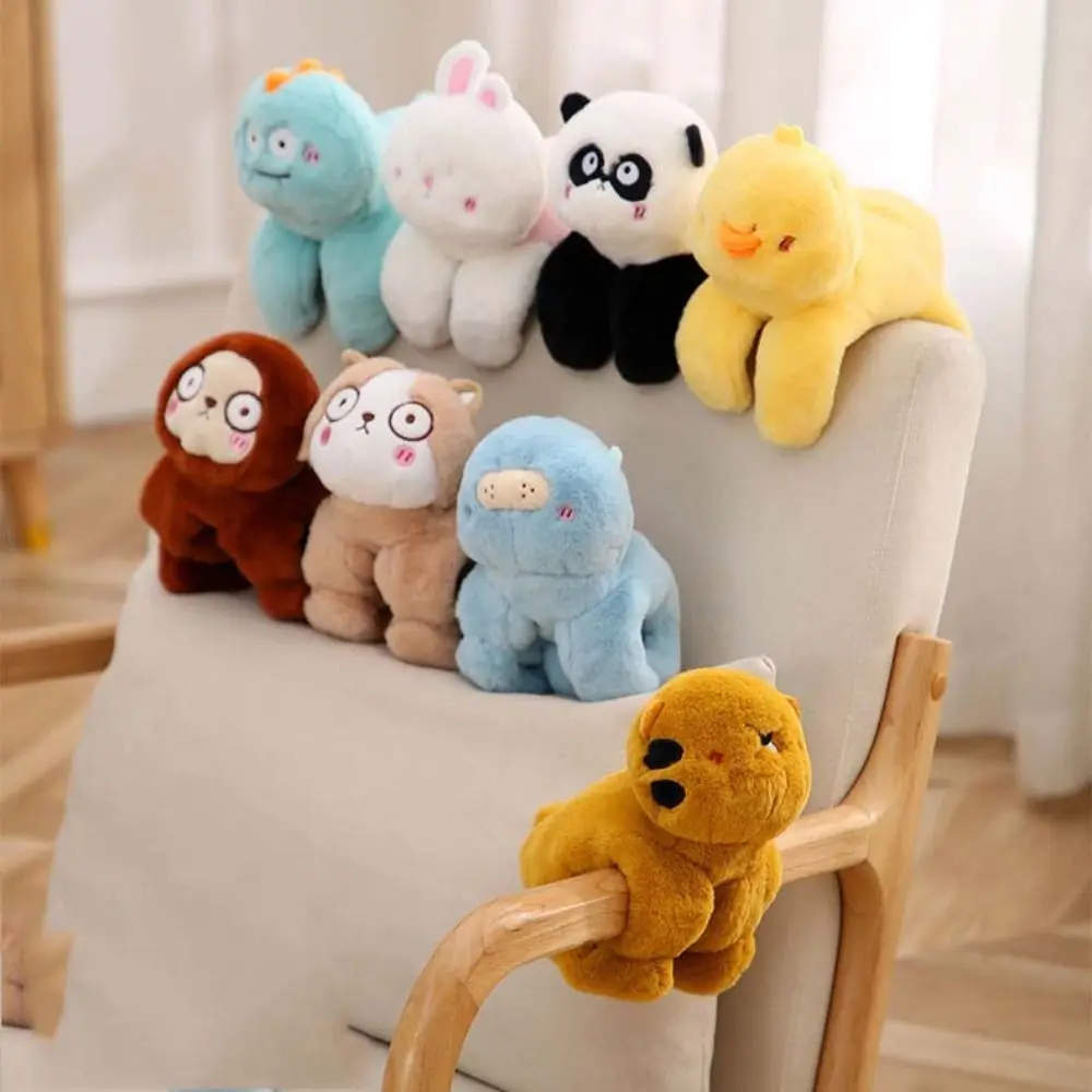 

Cute Green Hippo Clap Circle Toys Stuffed Animal Wristband Creative Animal Slap Snap Wrap Plush Panda Hand Ring Kids Toys Gift