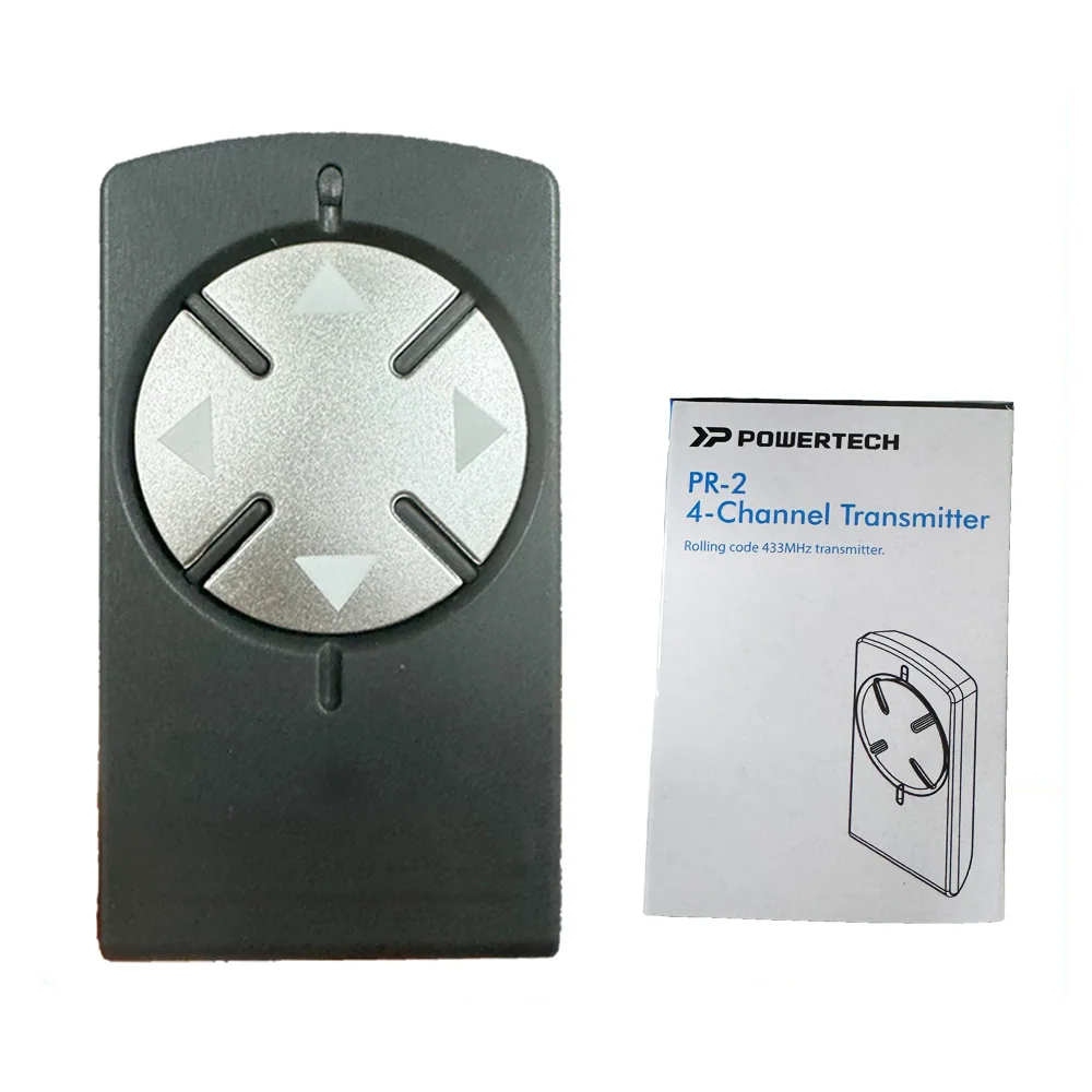 Powertech PR1 PR2 PR4 R2 Remote Control 433.92MHz Rolling Code 4-Channel Transmitter for Garage Door Opener 5