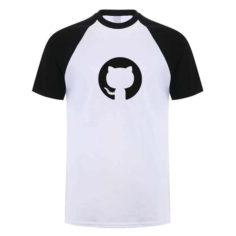 Github T 셔츠 여름 남성 재미 있은 면화 짧은 소매 프로그래밍 개발자 프로그래머 티셔츠 남자 친구 선물 탑 티 LH-149